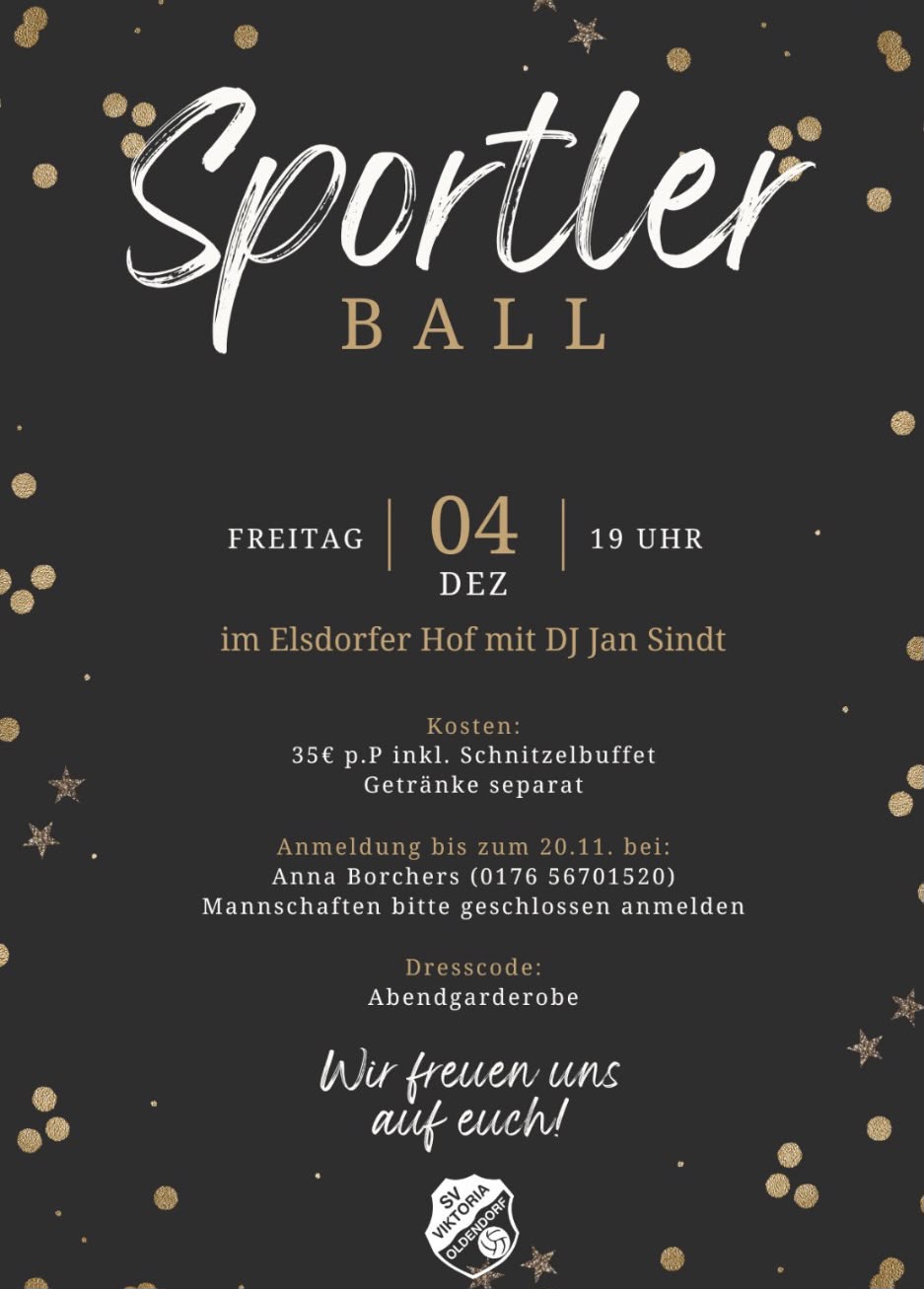 Sportlerball 2026 Viktoria Oldendorff